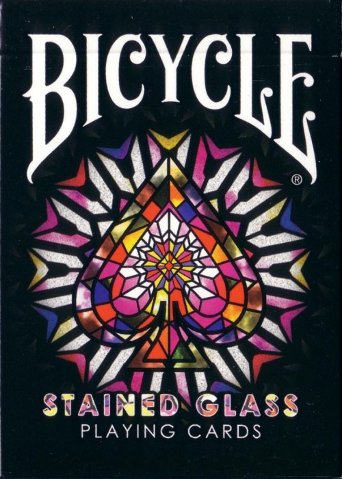 Bicycle Stained Glass Behemoth Playing CardsPoker DeckCollectable 