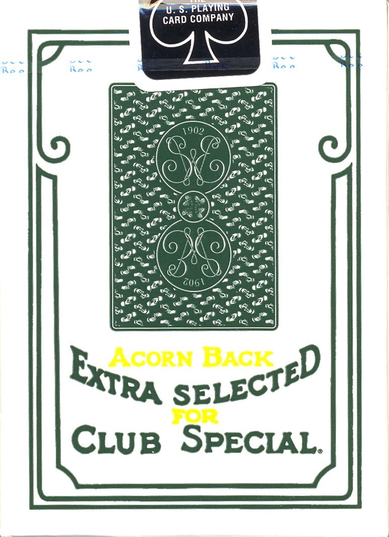 Erdnase 1902 Bee Acorn Back Ivory 3個 Bee Erdnase 1902 Acorn Back Green (CAMBRIC FINISH)